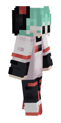 Black skin: body, right side render