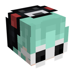 Black skin: head render