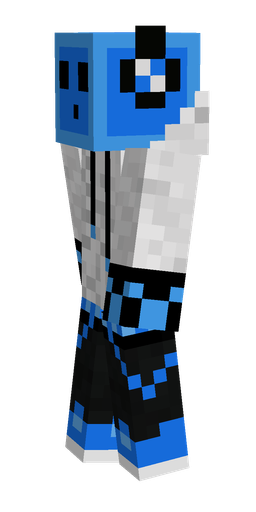 Black skin: body, left side render