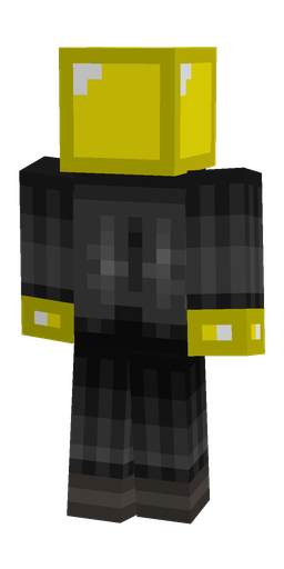 Black skin: body, back render