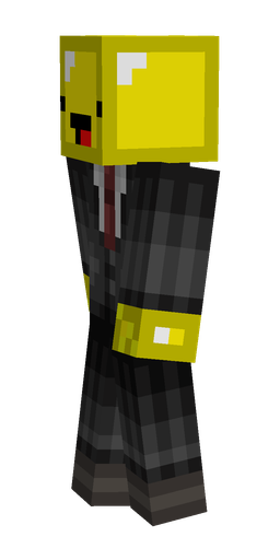 Black skin: body, left side render
