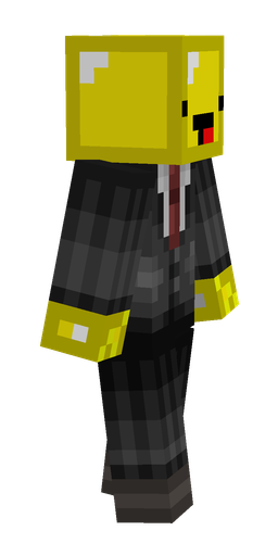 Black skin: body, right side render