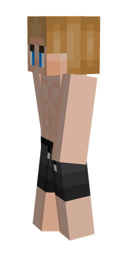 Black skin: body, left side render
