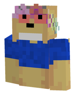 Blue skin: bust render
