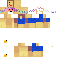 Blue skin: raw texture render