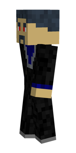 Black skin: body, left side render