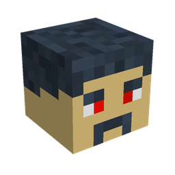 Black skin: head render