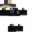 Black skin: raw texture render