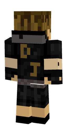 Black skin: body, back render