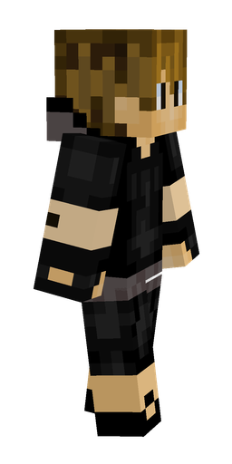 Black skin: body, right side render