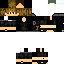 Black skin: raw texture render
