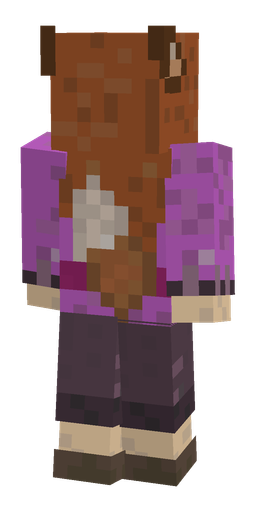 Brown skin: body, back render
