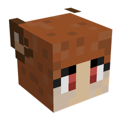 Brown skin: head render