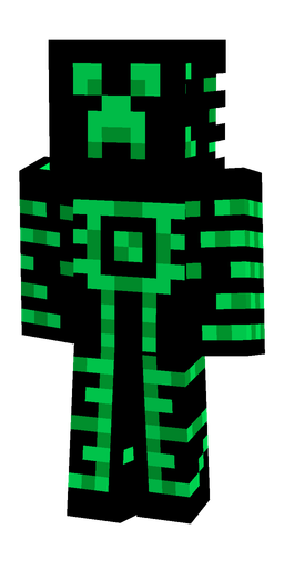 Black skin: body, front render