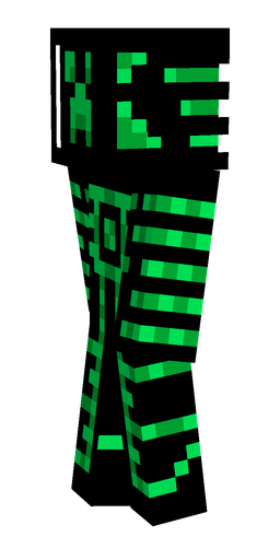 Black skin: body, left side render