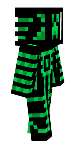Black skin: body, right side render