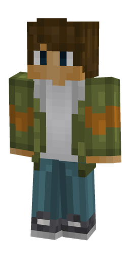Blue skin: body, front render