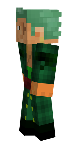 Black skin: body, left side render