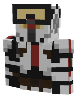 Black skin: bust render