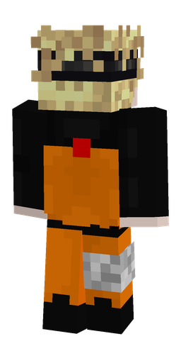 Black skin: body, back render