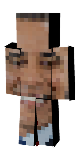Black skin: body, front render