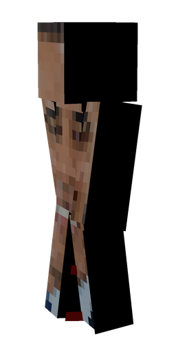 Black skin: body, left side render