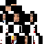 Black skin: raw texture render