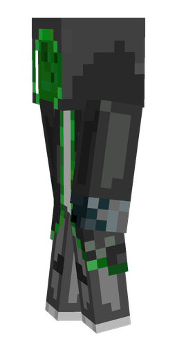Black skin: body, left side render