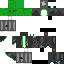 Black skin: raw texture render