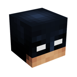 Black skin: head render