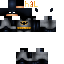 Black skin: raw texture render