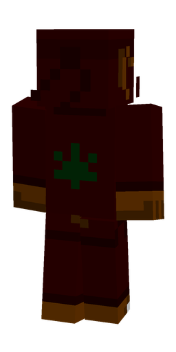 Black skin: body, back render