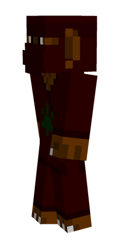 Black skin: body, left side render