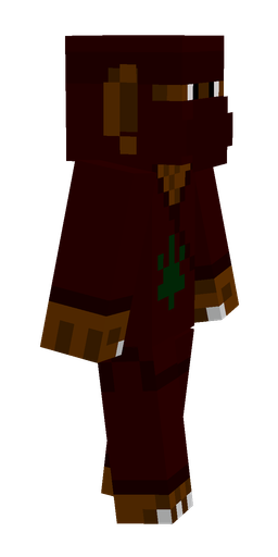 Black skin: body, right side render