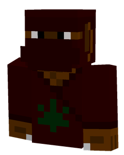 Black skin: bust render