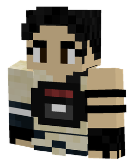 Black skin: bust render
