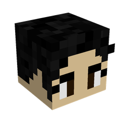 Black skin: head render