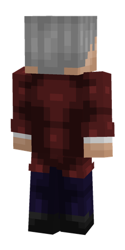 Black skin: body, back render