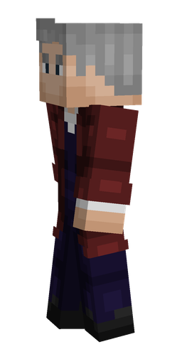 Black skin: body, left side render