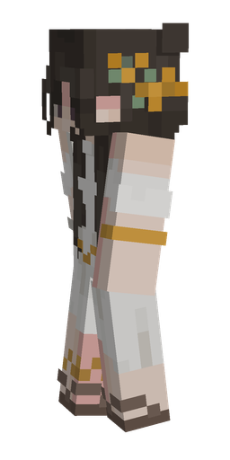 Black skin: body, left side render