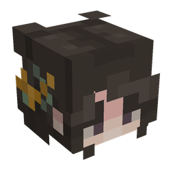 Black skin: head render