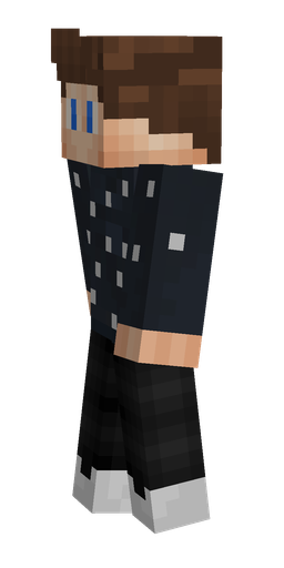 Black skin: body, left side render