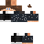 Black skin: raw texture render