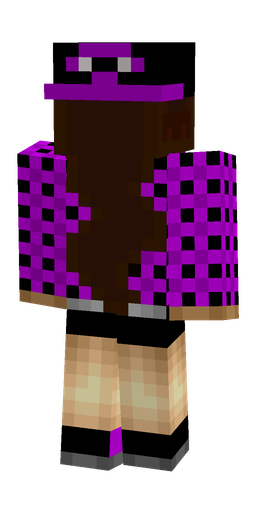 Black skin: body, back render