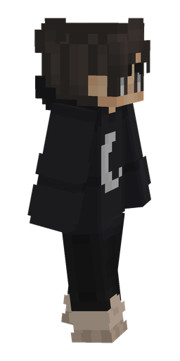 Black skin: body, right side render
