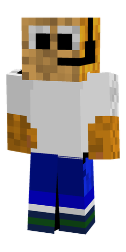 Blue skin: body, front render