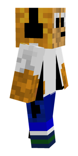 Blue skin: body, right side render