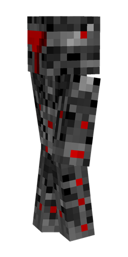 Black skin: body, left side render