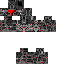 Black skin: raw texture render