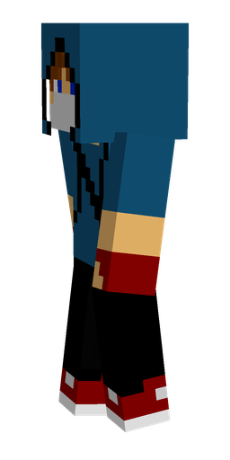 Black skin: body, left side render